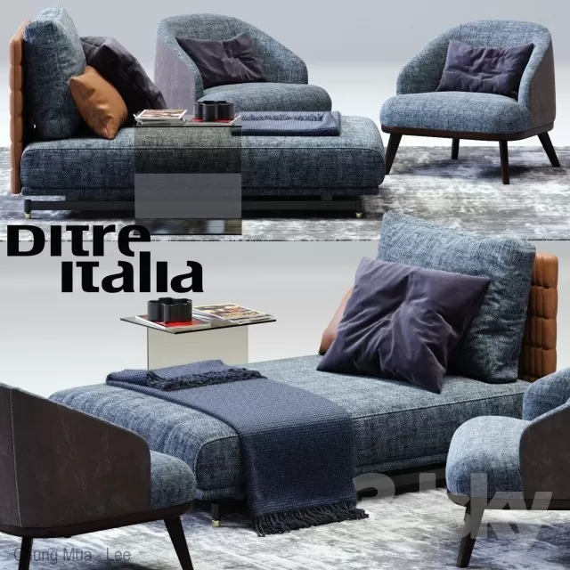 3DSKYFREE – LIVINGROOM - SOFA 3DS MAX MODELS