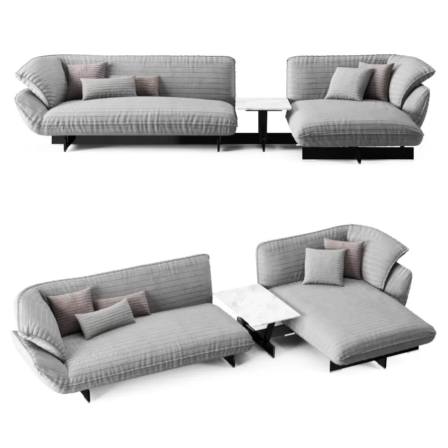 3DSKYFREE – LIVINGROOM - SOFA 3DS MAX MODELS