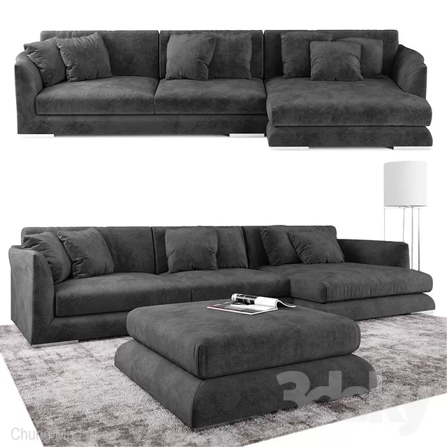 3DSKYFREE – LIVINGROOM - SOFA 3DS MAX MODELS