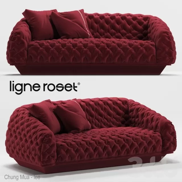 3DSKYFREE – LIVINGROOM - SOFA -CHESTERFIELD 3DS MAX MODELS