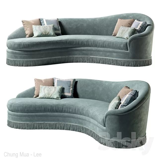 3DSKYFREE – LIVINGROOM - SOFA - CIRCLE 3DS MAX MODELS