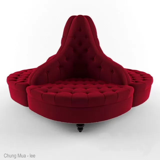 3DSKYFREE – LIVINGROOM - SOFA - CIRCLE 3DS MAX MODELS