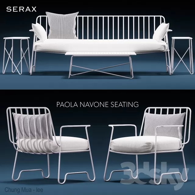3DSKYFREE – LIVINGROOM - SOFA - EXTERIOR 3DS MAX MODELS