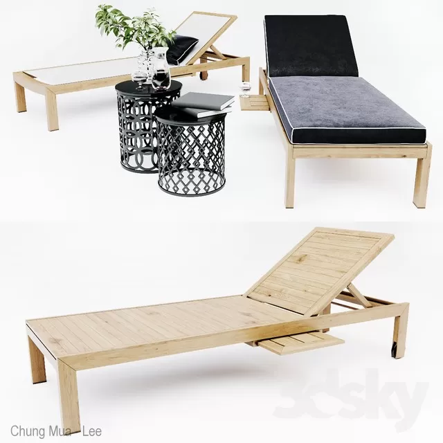 3DSKYFREE – LIVINGROOM - SOFA - EXTERIOR 3DS MAX MODELS