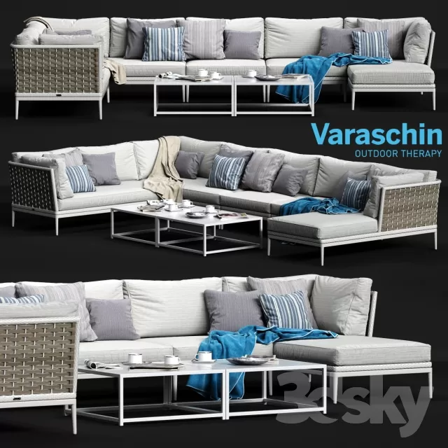 3DSKYFREE – LIVINGROOM - SOFA - EXTERIOR 3DS MAX MODELS