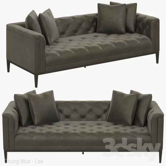 3DSKYFREE – LIVINGROOM - SOFA - LONG 3DS MAX MODELS