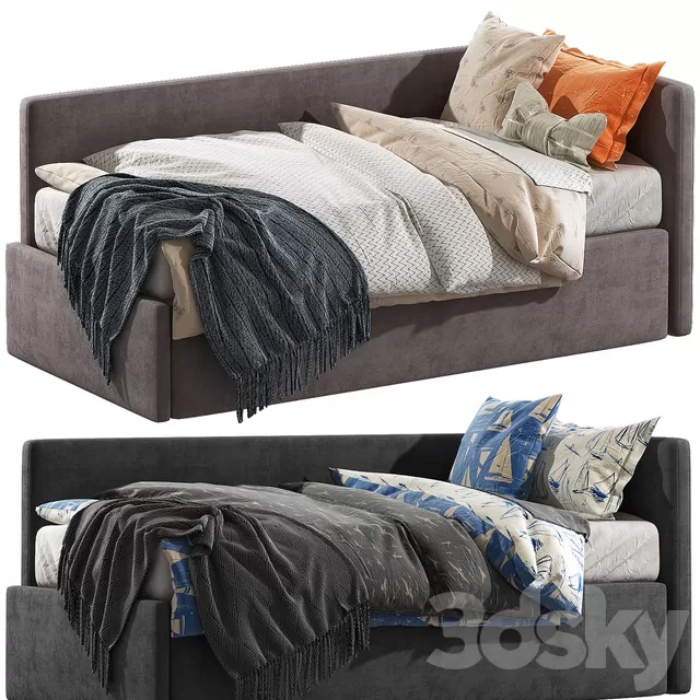 3DSKYFREE – LIVINGROOM - SOFA - LONG 3DS MAX MODELS