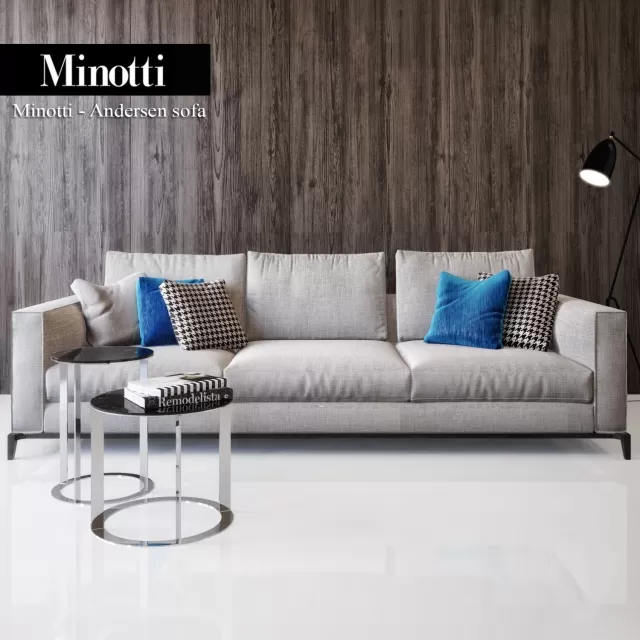 3DSKYFREE – LIVINGROOM - SOFA - LONG 3DS MAX MODELS