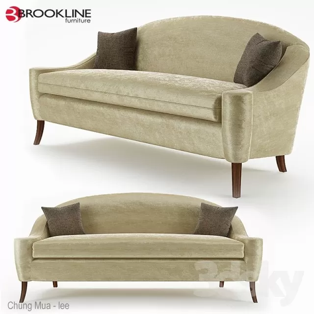 3DSKYFREE – LIVINGROOM - SOFA - LONG 3DS MAX MODELS