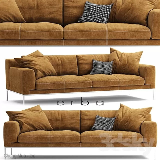 3DSKYFREE – LIVINGROOM - SOFA - LONG 3DS MAX MODELS