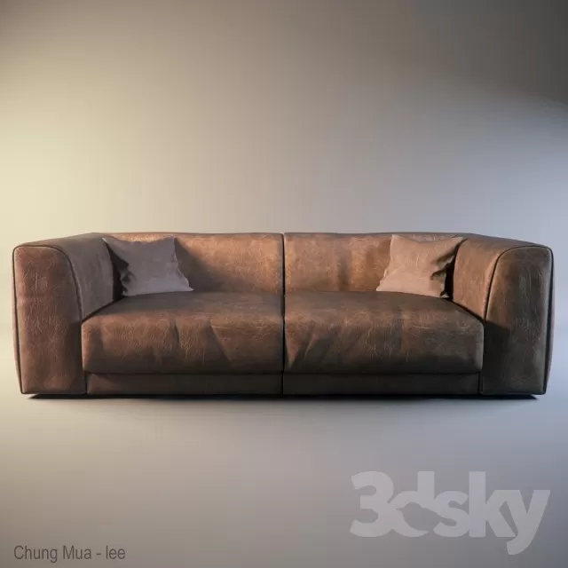 3DSKYFREE – LIVINGROOM - SOFA - LONG 3DS MAX MODELS