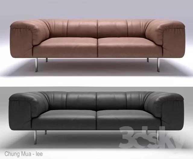 3DSKYFREE – LIVINGROOM - SOFA - LONG 3DS MAX MODELS