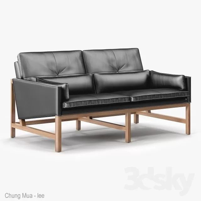3DSKYFREE – LIVINGROOM - SOFA - LONG 3DS MAX MODELS
