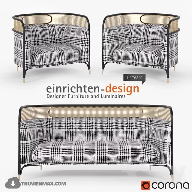 3DSKYFREE – LIVINGROOM - SOFA - LONG 3DS MAX MODELS