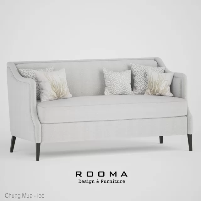 3DSKYFREE – LIVINGROOM - SOFA - LONG 3DS MAX MODELS