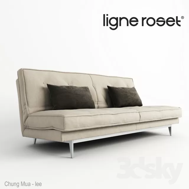 3DSKYFREE – LIVINGROOM - SOFA - LONG 3DS MAX MODELS