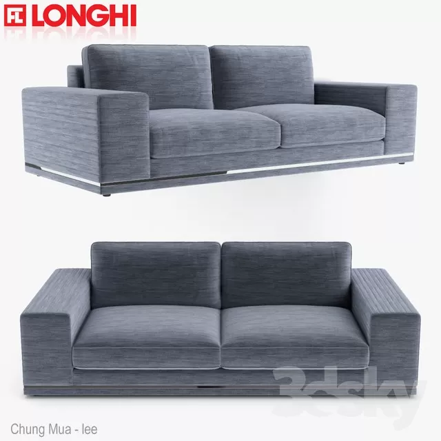 3DSKYFREE – LIVINGROOM - SOFA - LONG 3DS MAX MODELS