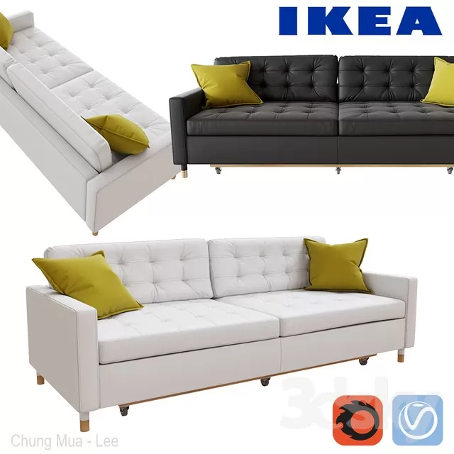 3DSKYFREE – LIVINGROOM - SOFA - LONG 3DS MAX MODELS