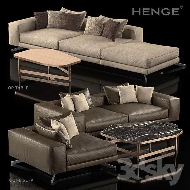 3DSKYFREE – LIVINGROOM - SOFA - LONG 3DS MAX MODELS