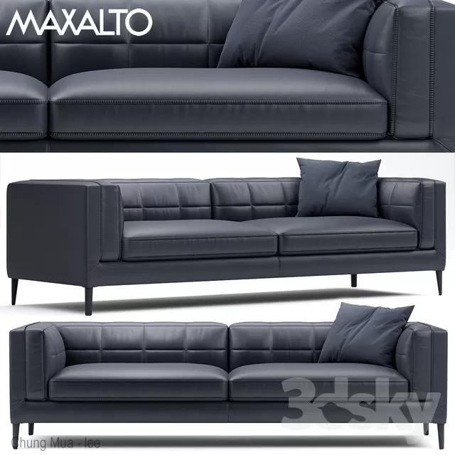 3DSKYFREE – LIVINGROOM - SOFA - LONG 3DS MAX MODELS