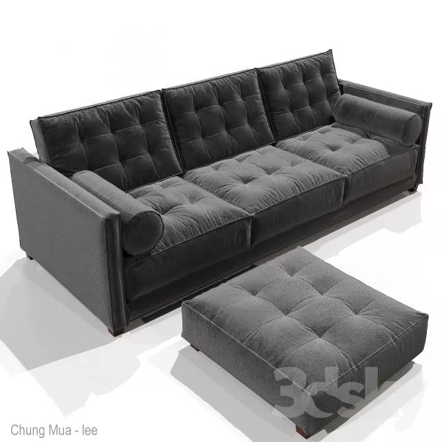 3DSKYFREE – LIVINGROOM - SOFA - LONG 3DS MAX MODELS