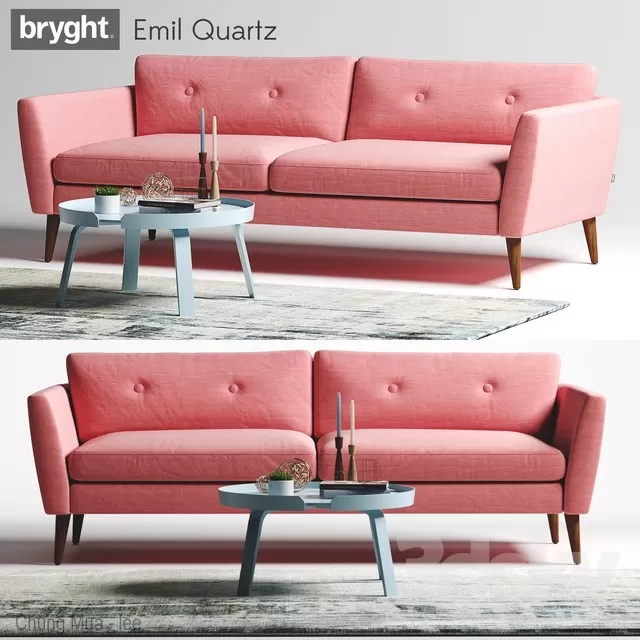 3DSKYFREE – LIVINGROOM - SOFA - LONG 3DS MAX MODELS