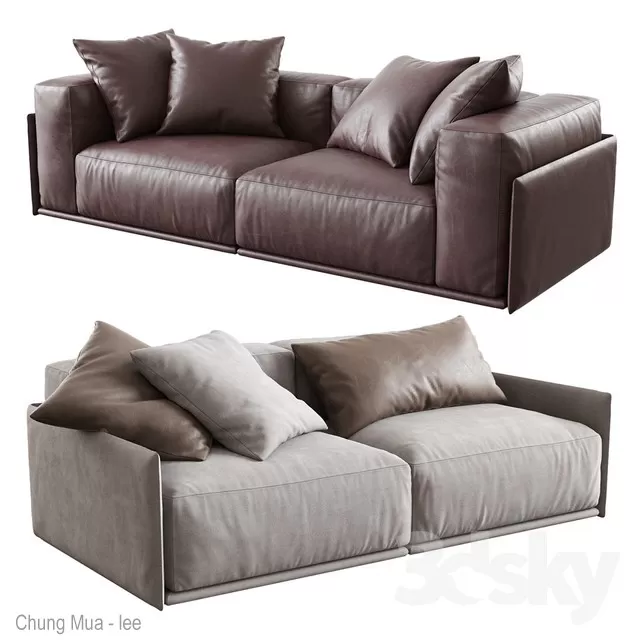 DECOR HELPER – LIVINGROOM – SOFA – LONG 3D MODELS – 340