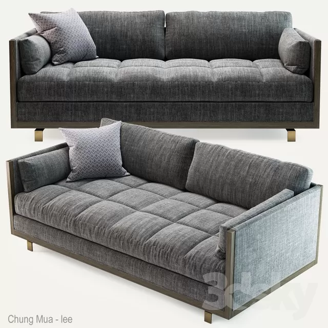 3DSKYFREE – LIVINGROOM - SOFA - LONG 3DS MAX MODELS