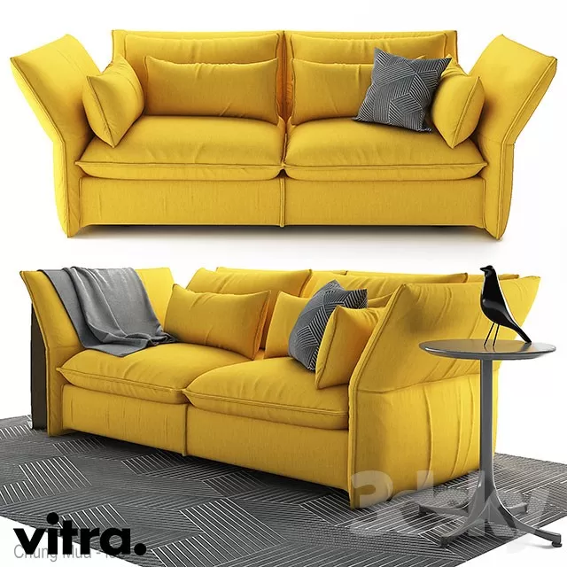 3DSKYFREE – LIVINGROOM - SOFA - LONG 3DS MAX MODELS