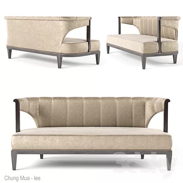 3DSKYFREE – LIVINGROOM - SOFA - LONG 3DS MAX MODELS