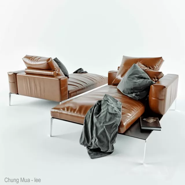 3DSKYFREE – LIVINGROOM - SOFA - LONG 3DS MAX MODELS