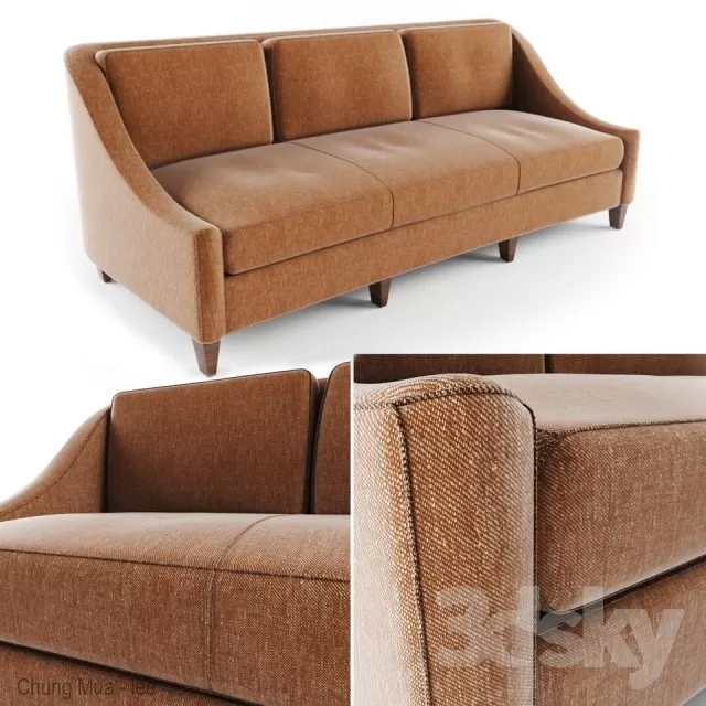 3DSKYFREE – LIVINGROOM - SOFA - LONG 3DS MAX MODELS