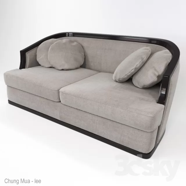 3DSKYFREE – LIVINGROOM - SOFA - LONG 3DS MAX MODELS