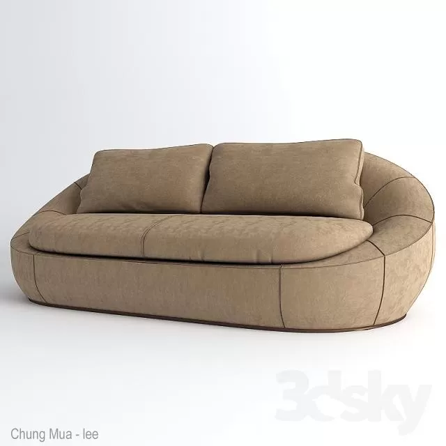 3DSKYFREE – LIVINGROOM - SOFA - LONG 3DS MAX MODELS