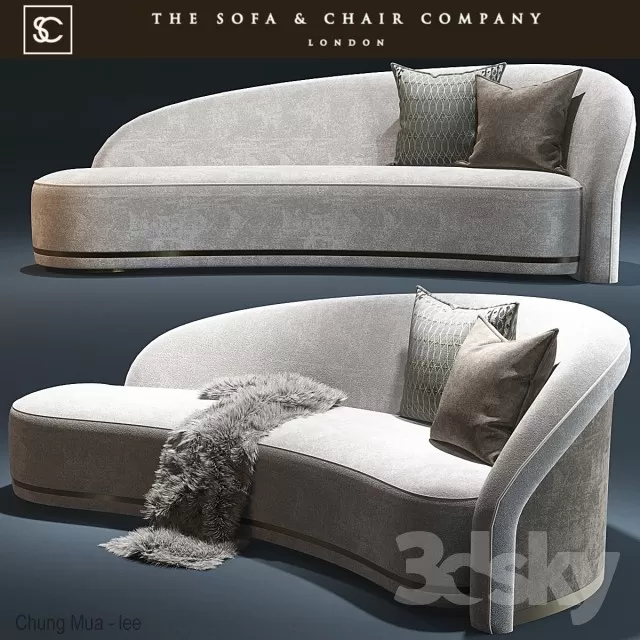 3DSKYFREE – LIVINGROOM - SOFA - LONG 3DS MAX MODELS