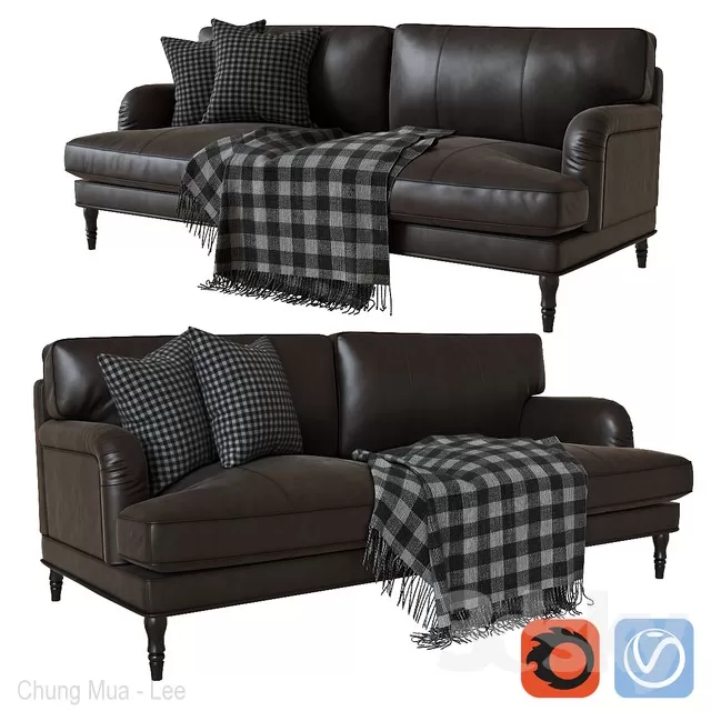 3DSKYFREE – LIVINGROOM - SOFA - LONG 3DS MAX MODELS