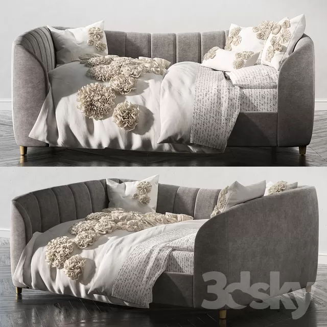 3DSKYFREE – LIVINGROOM - SOFA - LONG 3DS MAX MODELS