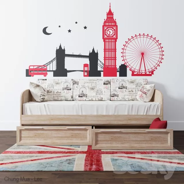 3DSKYFREE – LIVINGROOM - SOFA - LONG 3DS MAX MODELS