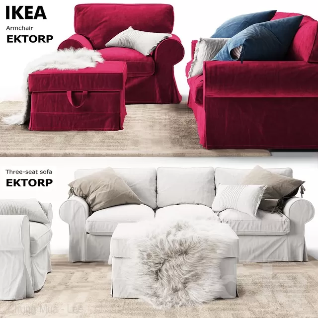 3DSKYFREE – LIVINGROOM - SOFA - LONG 3DS MAX MODELS
