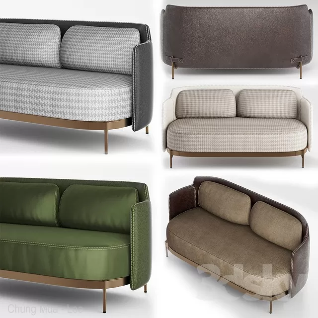3DSKYFREE – LIVINGROOM - SOFA - LONG 3DS MAX MODELS