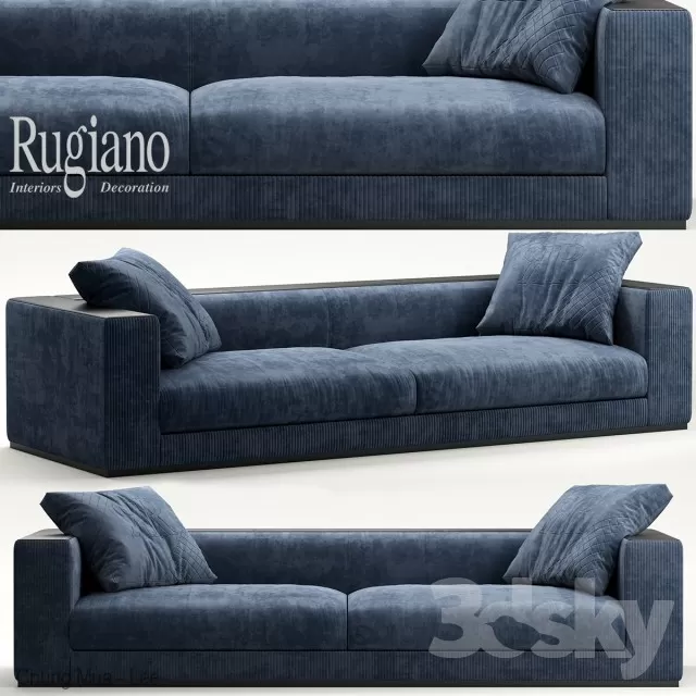 3DSKYFREE – LIVINGROOM - SOFA - LONG 3DS MAX MODELS