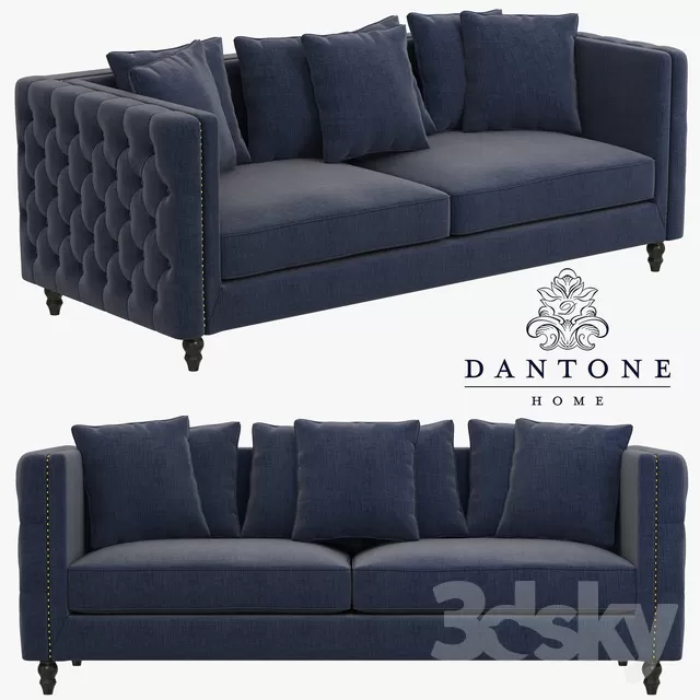 3DSKYFREE – LIVINGROOM - SOFA - LONG 3DS MAX MODELS