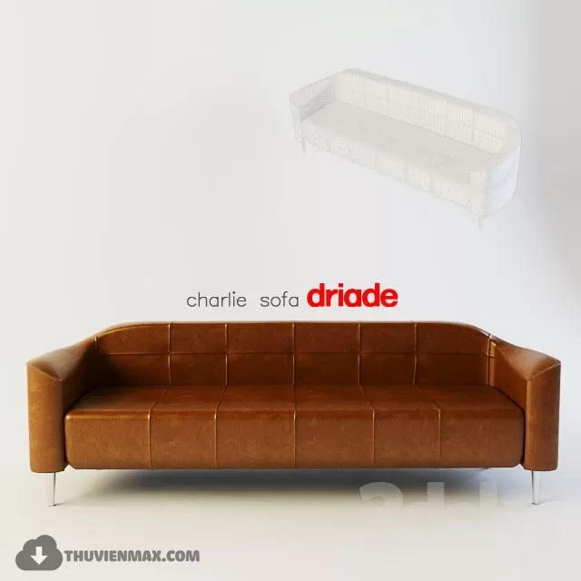 3DSKYFREE – LIVINGROOM - SOFA - LONG 3DS MAX MODELS