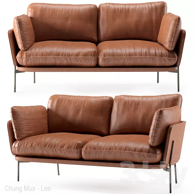 3DSKYFREE – LIVINGROOM - SOFA - LONG 3DS MAX MODELS