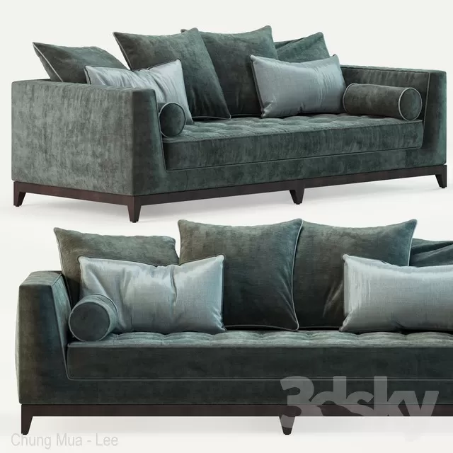3DSKYFREE – LIVINGROOM - SOFA - LONG 3DS MAX MODELS