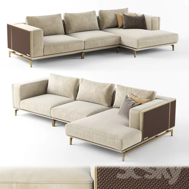 3DSKYFREE – LIVINGROOM - SOFA - SECTIONAL 3DS MAX MODELS