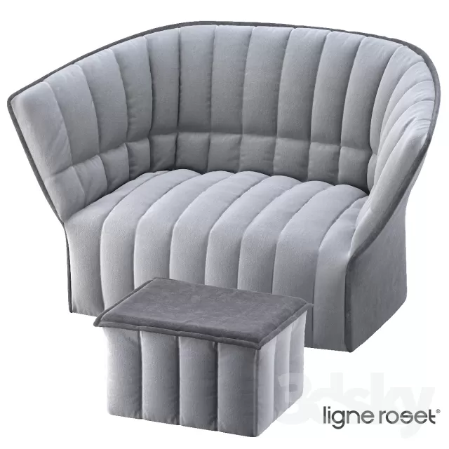 3DSKYFREE – LIVINGROOM - SOFA - SINGLE 3DS MAX MODELS