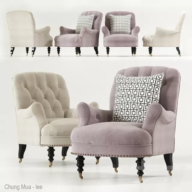 3DSKYFREE – LIVINGROOM - SOFA - SINGLE 3DS MAX MODELS