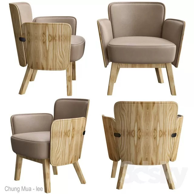 3DSKYFREE – LIVINGROOM - SOFA - SINGLE 3DS MAX MODELS