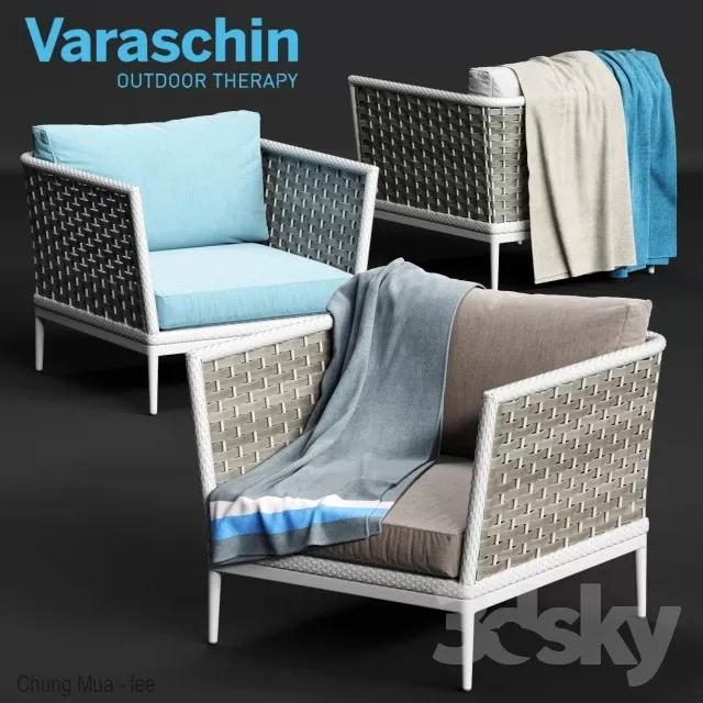3DSKYFREE – LIVINGROOM - SOFA - SINGLE 3DS MAX MODELS